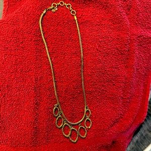 Lucky Brand 20 “ gold/bronze tone marcasite necklace